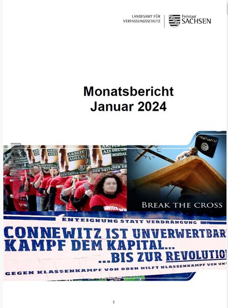 Deckblatt Monatsbericht Januar 2024