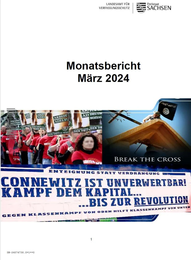 Deckblatt Monatsbericht März 2024