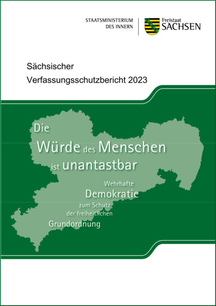 Verfassungsschutzbericht 2023 Cover